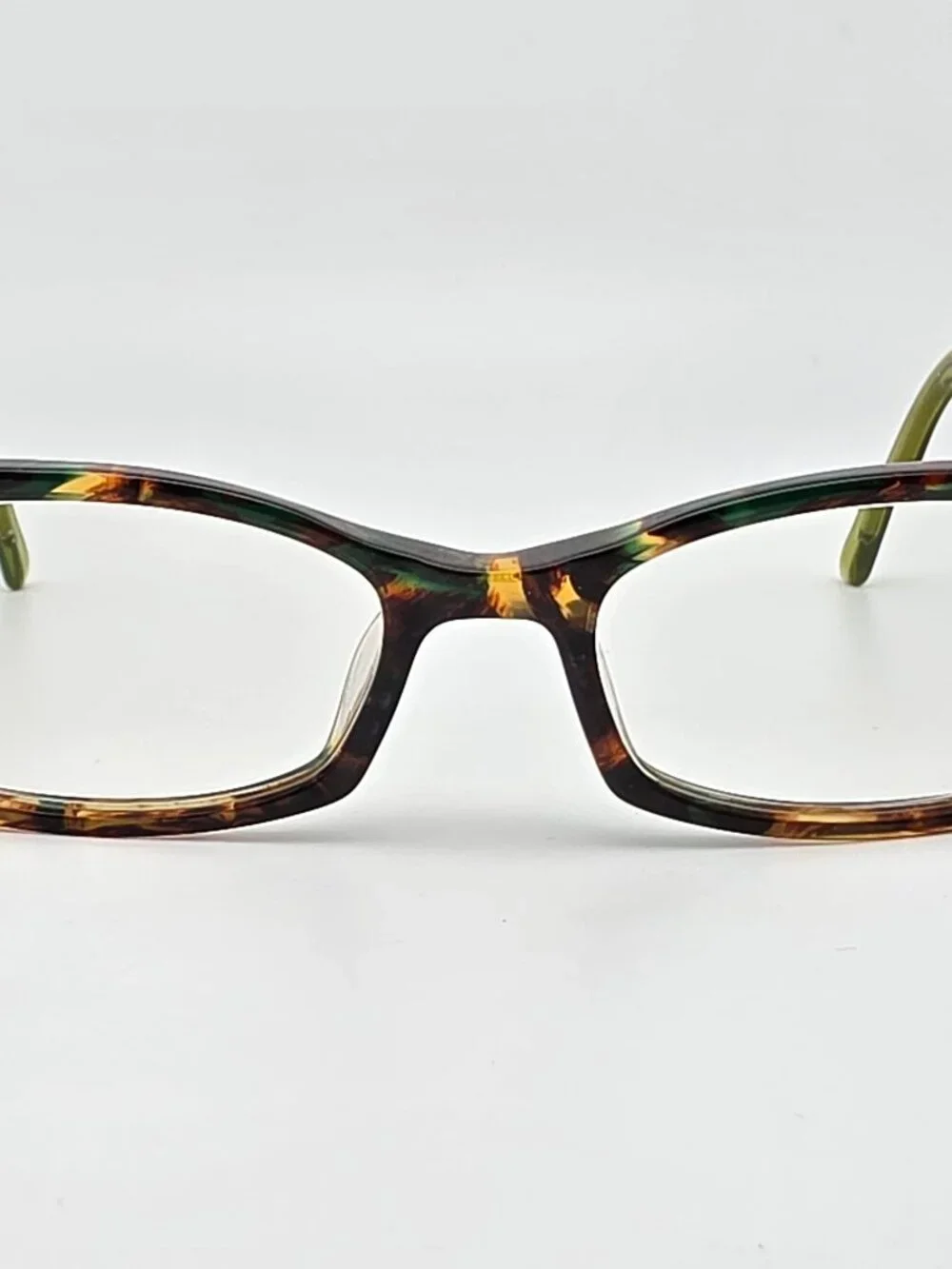 OGI Eyewear 3104/1378 Green Camouflage Crystal Green Eyeglasses Frame w/ Case